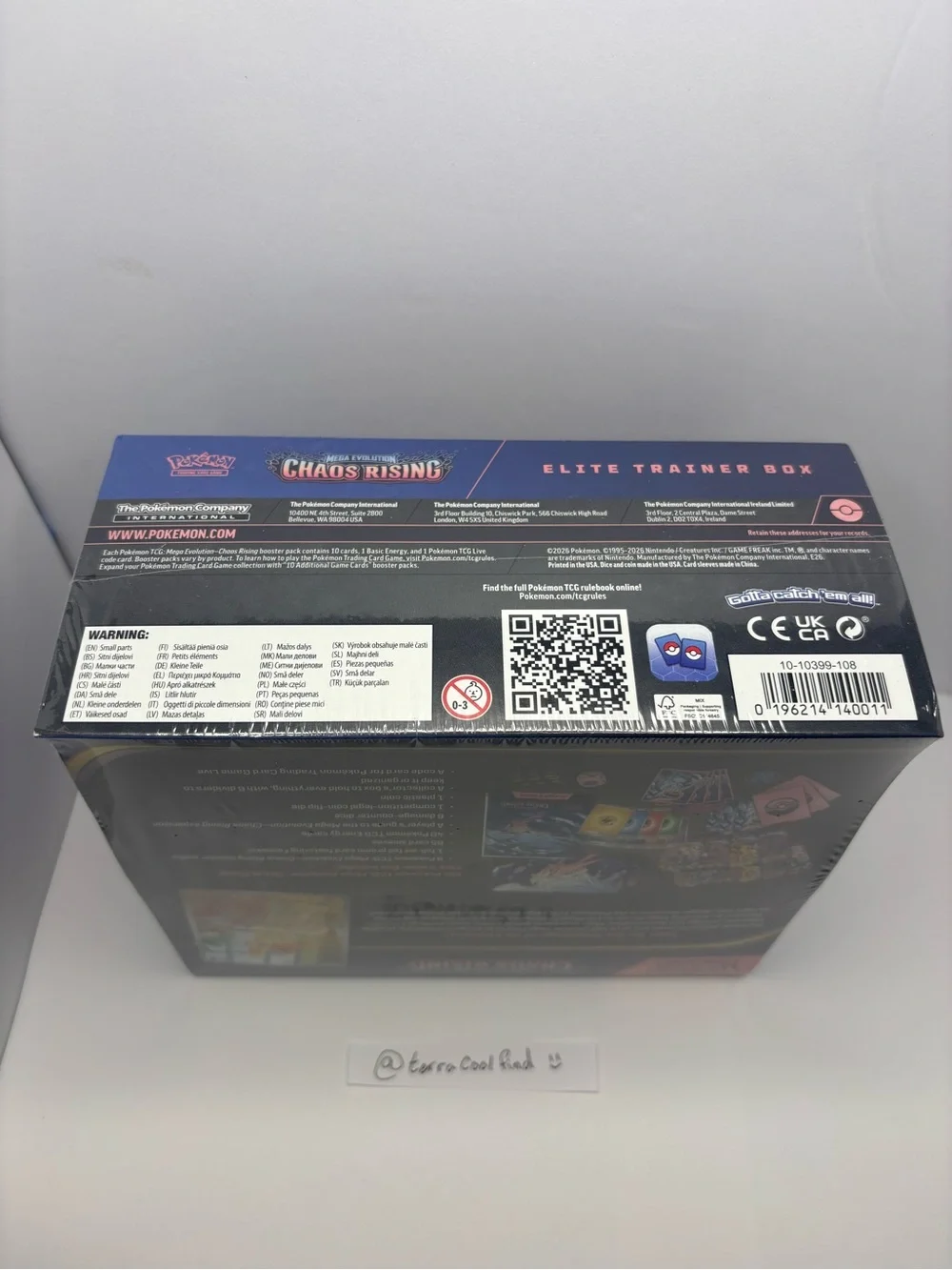 Pokemon Elite Trainer Box Chaos Rising